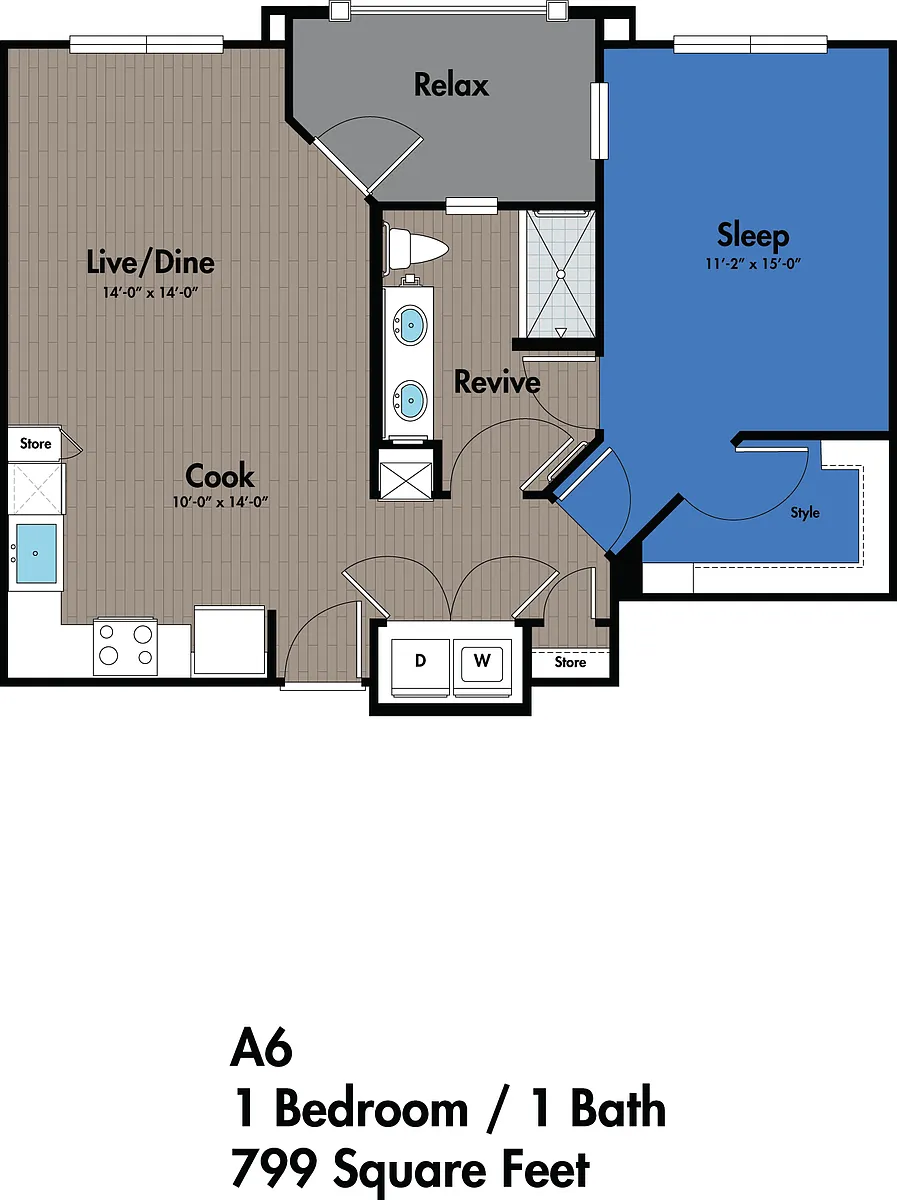 Floor plan A6