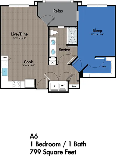Floor plan A6