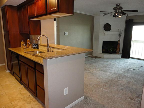 Kitchen counter with granite