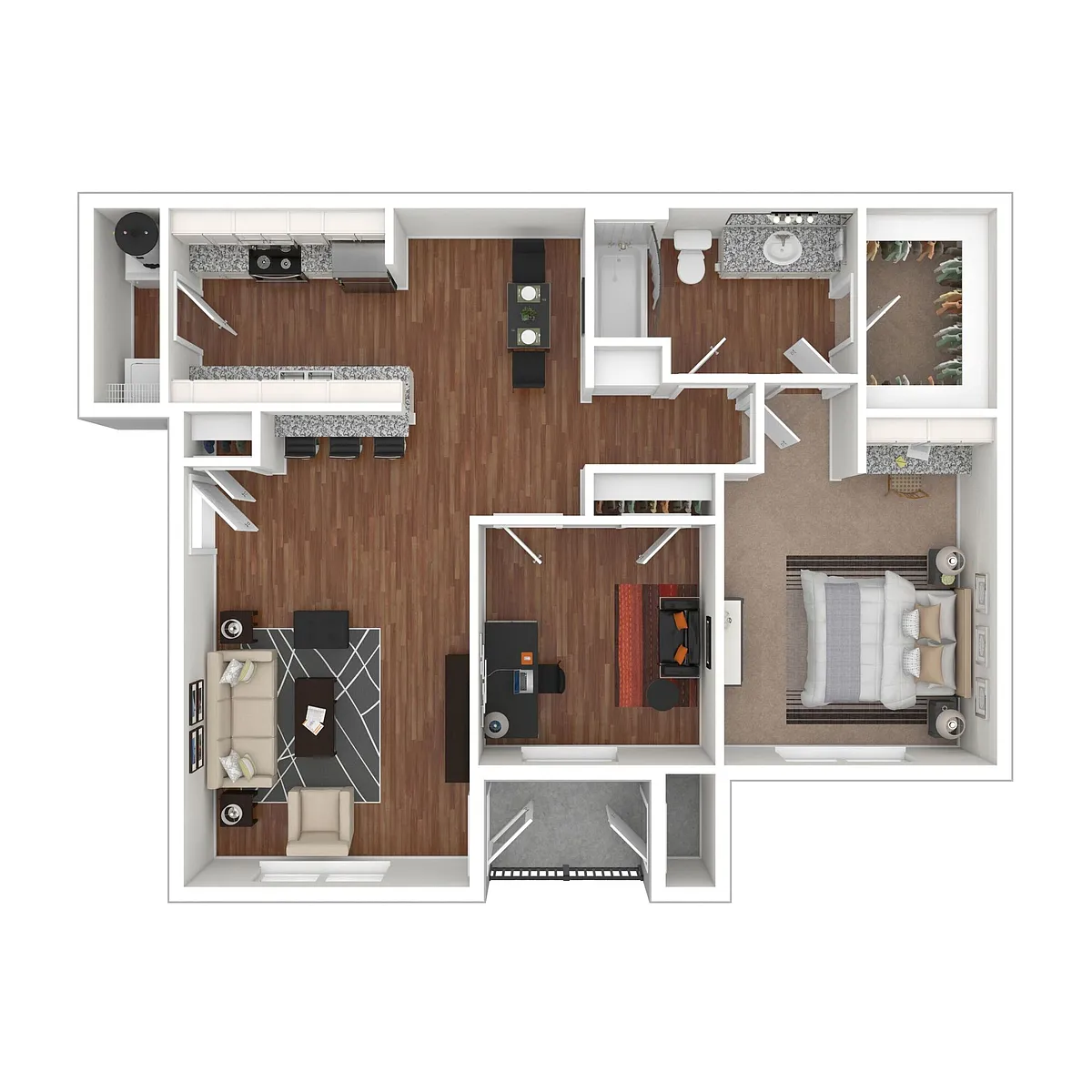 Floor plan B1