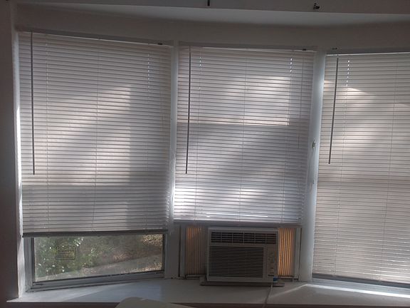 bedroom, blinds provided