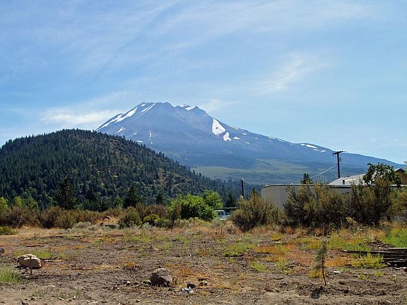 Mount Shasta view from house