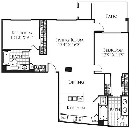 Floor plan 2 Bedroom FP 07