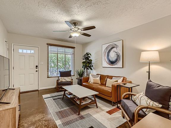 Living room from kitchen entry