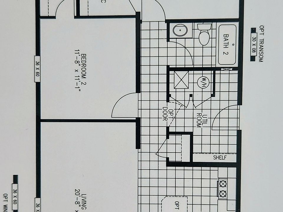 Example of home and layout to be purchased and placed on Rented Lot