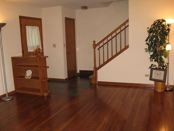 Living room stair case