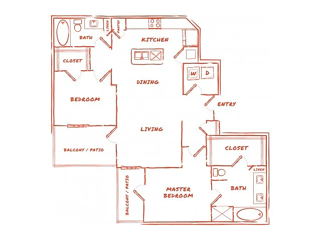 Floor plan B6