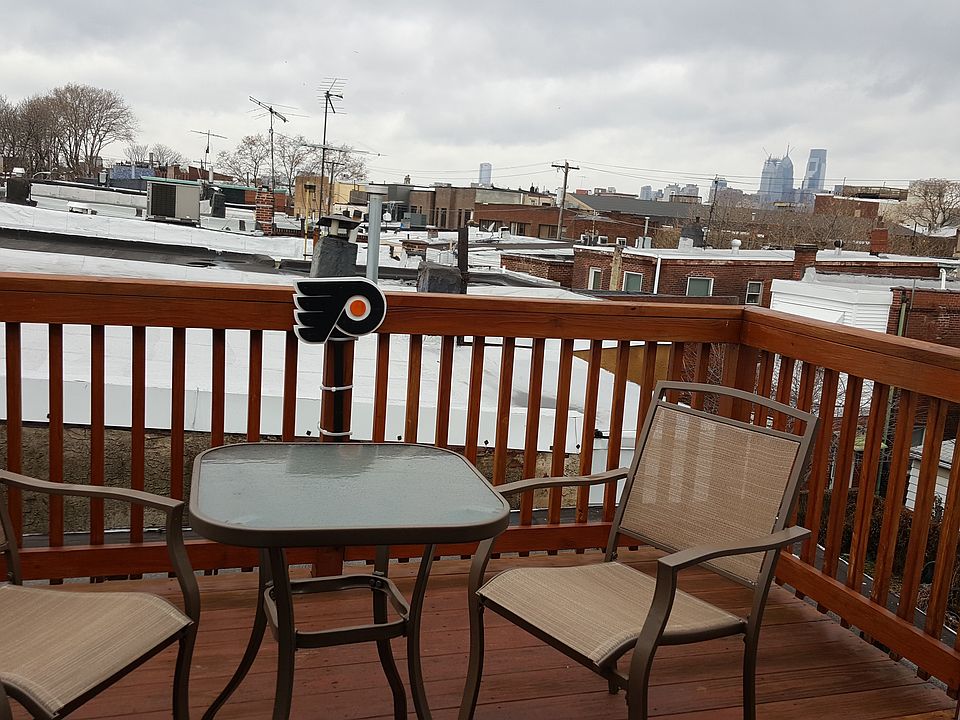Deck with a view of Downtown