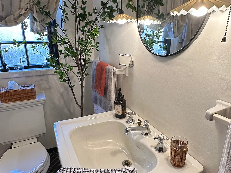 Unique lighting, original to home