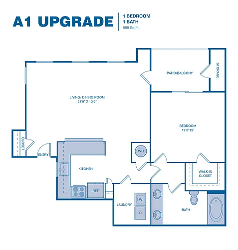 Floor plan A1 Upgrade