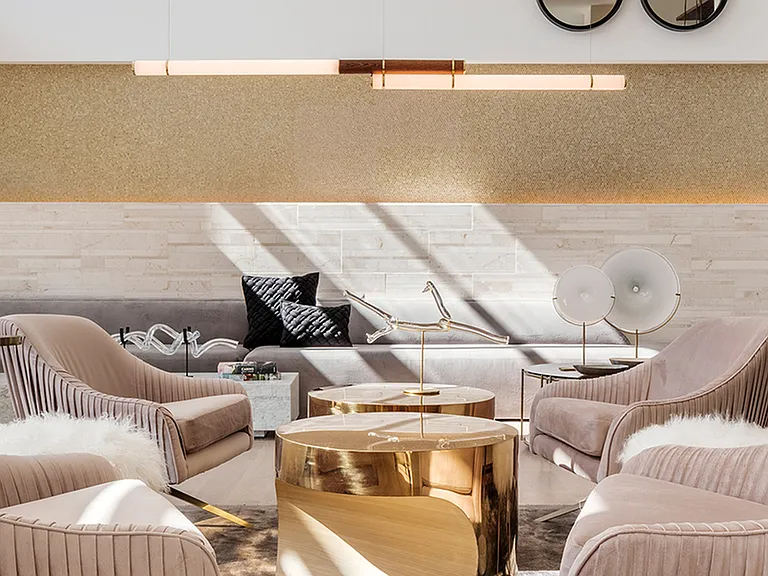 Beautifully designed resident lounge