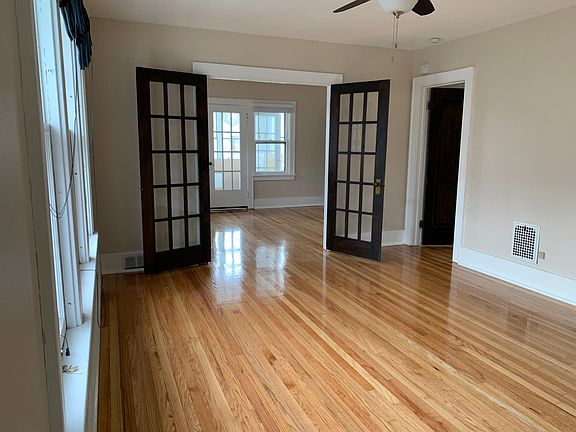 Living Room With French Doors