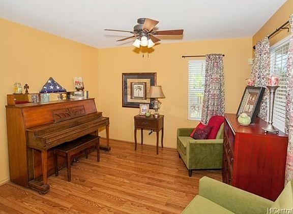 Hardwood flooring installed