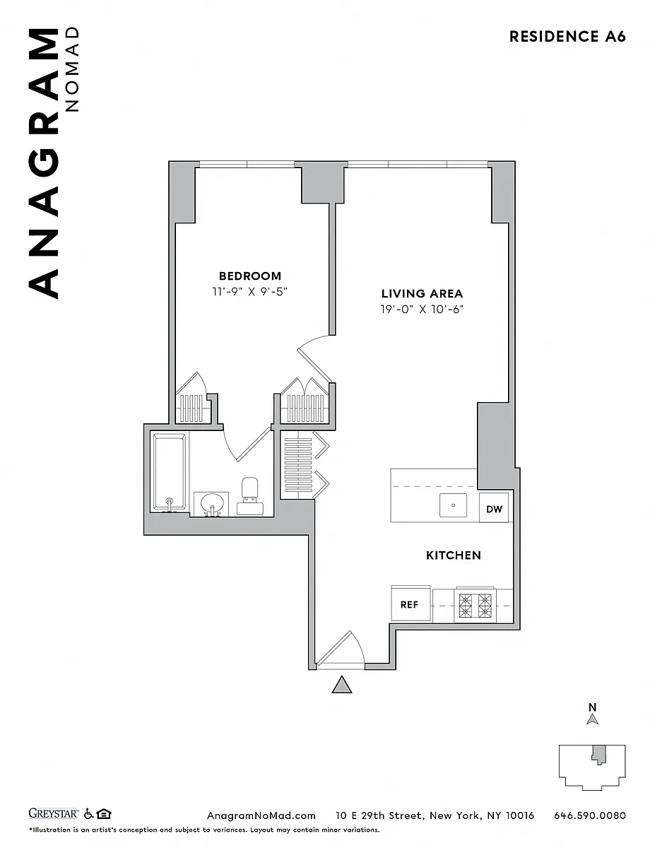 Floor plan A6