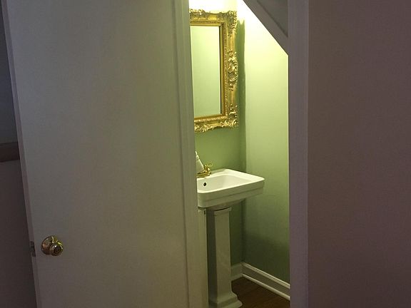 Downstairs half bath.