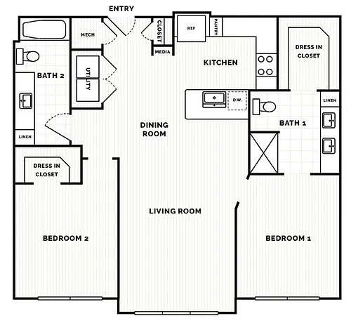 Floor plan T-C1