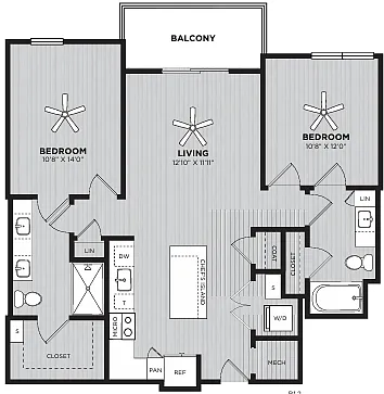 Floor plan B1-2