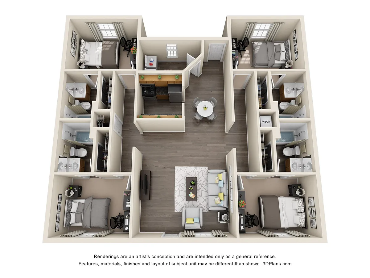 Floor plan 4-4fu