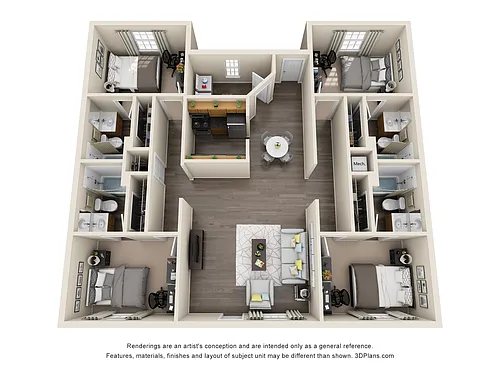 Floor plan 4-4fu