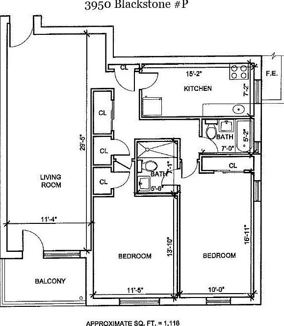 1st image of 3950 Blackstone Ave APT 1P