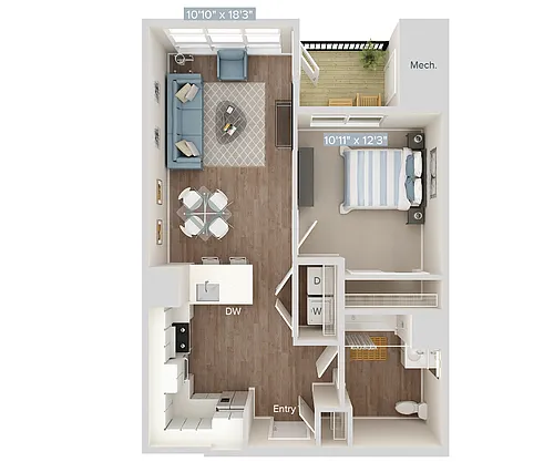 Floor plan AM1-HP-1