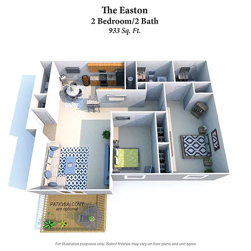 Floor plan The Easton