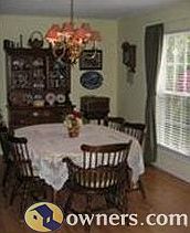 Dining area at end of great room
