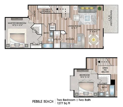 Floor plan Pebble Beach