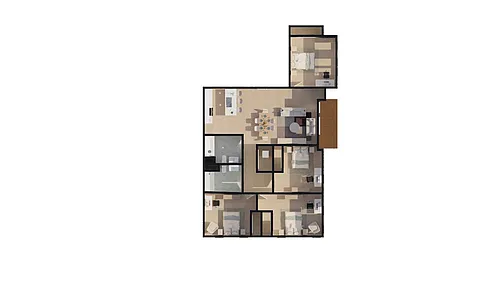 Floor plan Four Bedroom