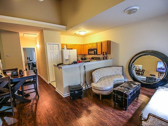 Open concept with cathedral ceiling and all hardwood floors.