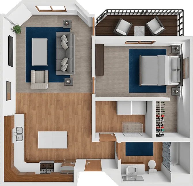Floor plan Little Missouri