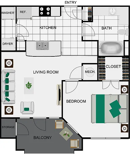 Floor plan A1
