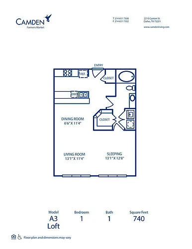 Floor plan A3 - Loft