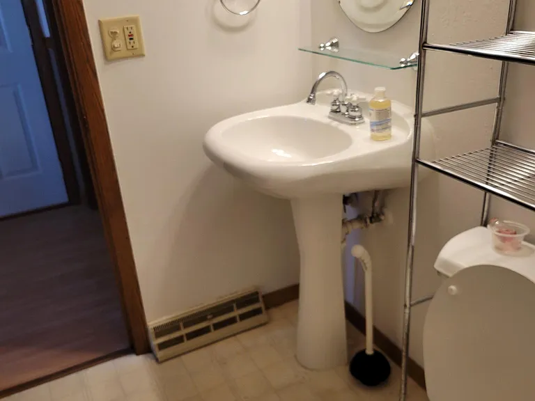 downstairs powder room
