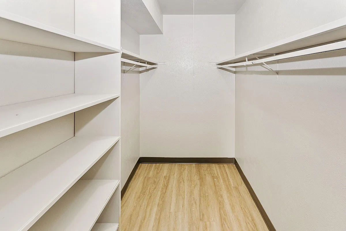 Unit closet space. - Northgate Village