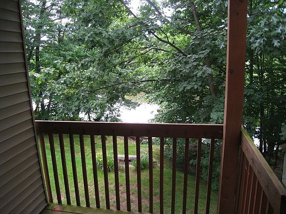 View from first floor balcony