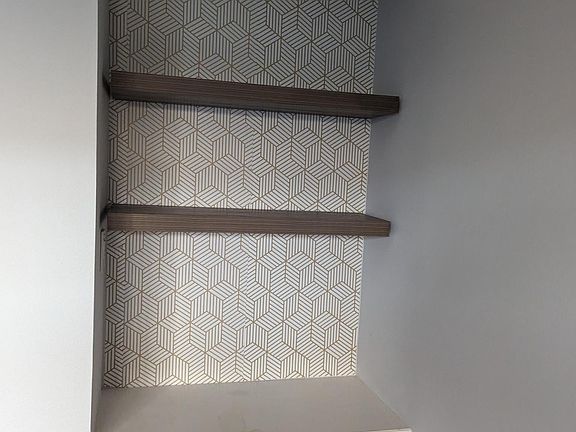 living room shelve nook empty