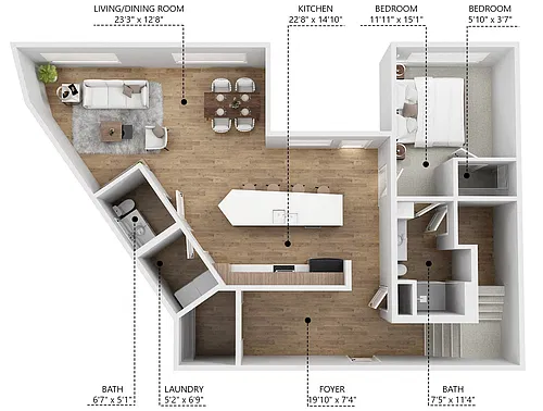 Floor plan B19
