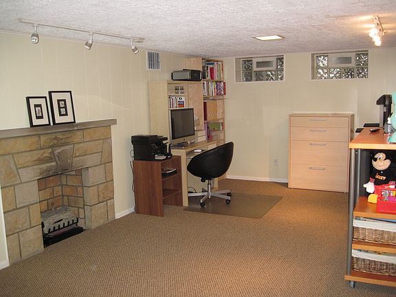 Lower level recreation room