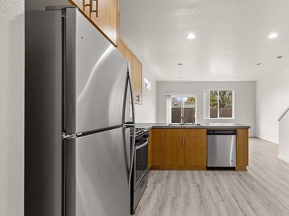 Stainless Steel appliances, gas stove and oven