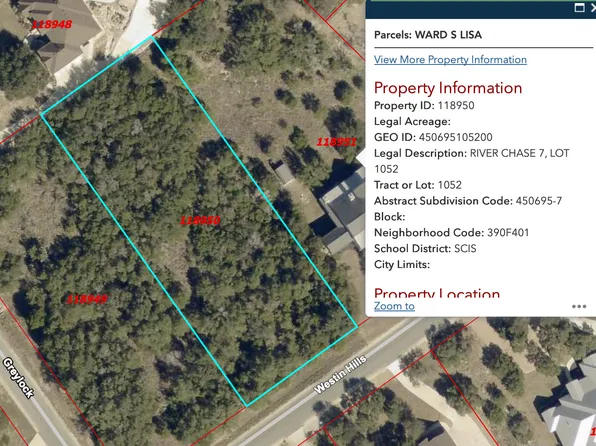 118 WESTIN HLS LOT 1052, New Braunfels, TX 78132
