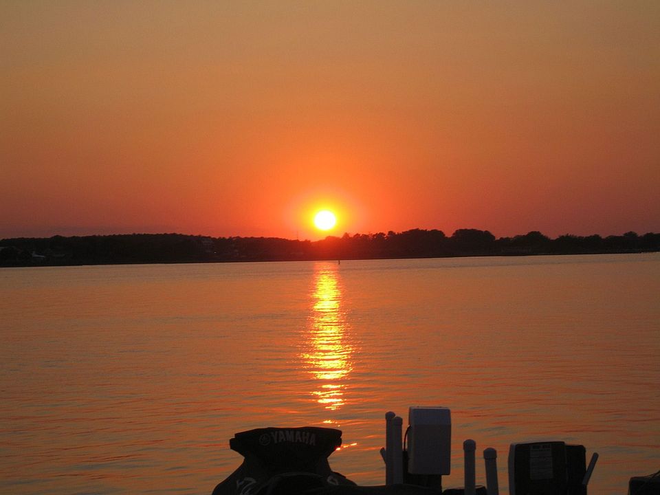 Sunset on back deck