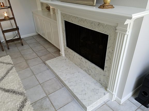 new marble gas fireplace