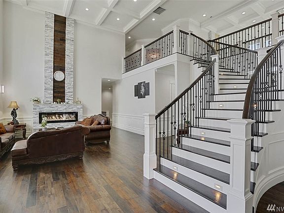 Dramatic, well designed living spaces.