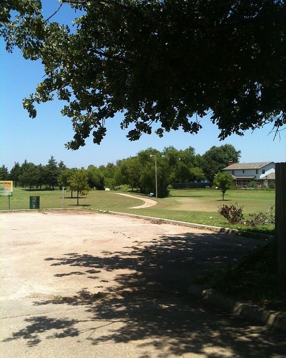 Walking park right behind house