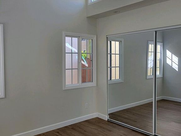 Main bedroom with transom windows