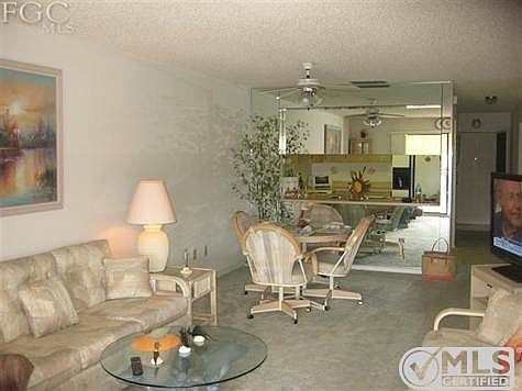 View of livingroom from lanai