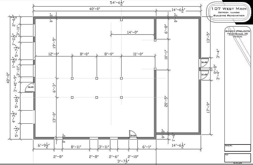 1st Floor layout.