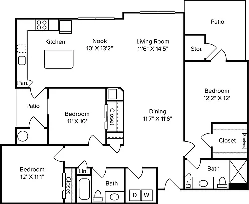 Floor plan C8A
