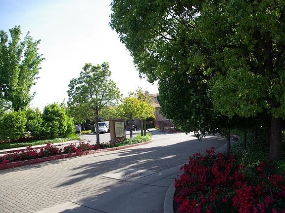Villas entryway, gated